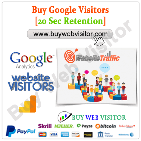 Buy Google Visitors 20 Sec Retention