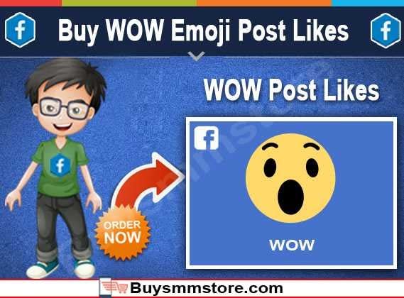 Buy wow Emoji Post Likes