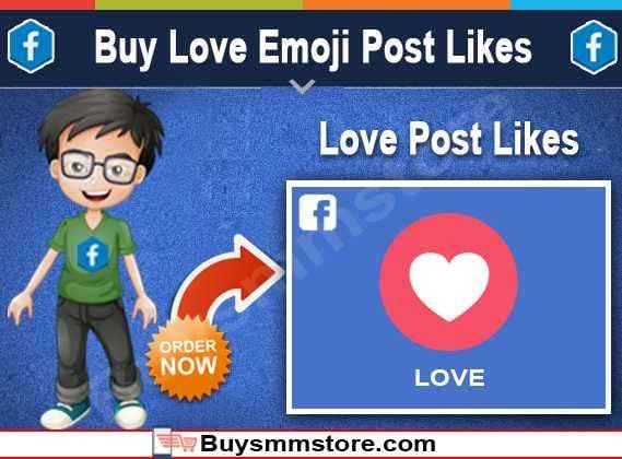 Buy Love Emoji Post Likes
