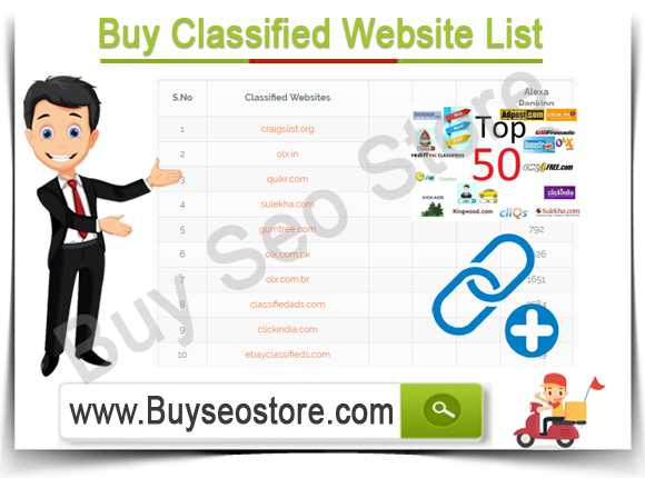 Buy Classified Website List