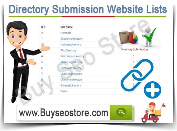 Buy Directory Submission Website Lists