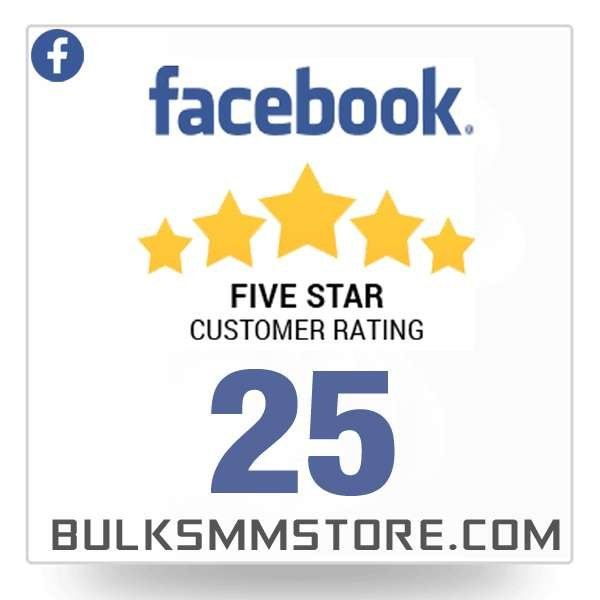Buy 25 Facebook Reviews