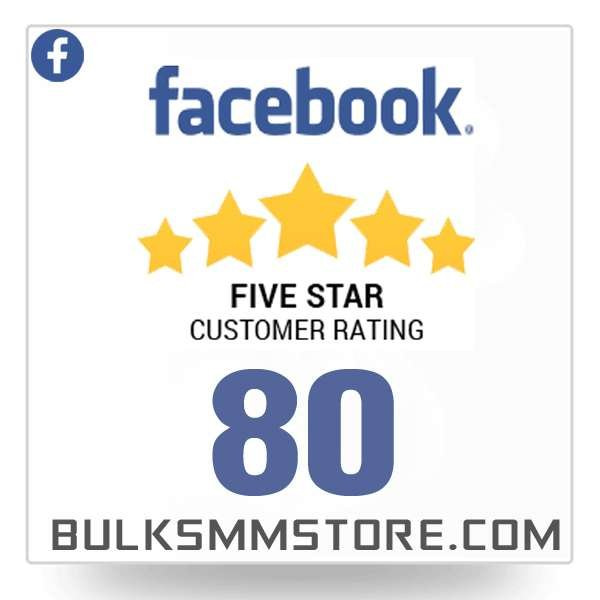 Buy 80 Facebook Reviews