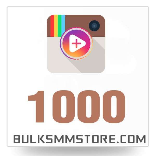 Real 1000 Instagram Video Views