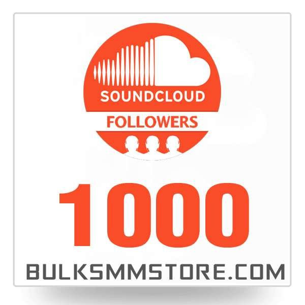 Real 1000 Soundcloud Followers