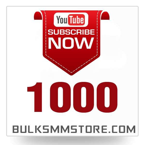 Real 1000 Youtube Subscriber