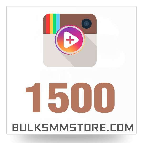 Real 1500 Instagram Video Views