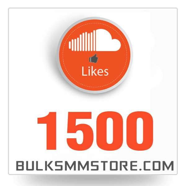 Real 1500 Soundcloud Likes