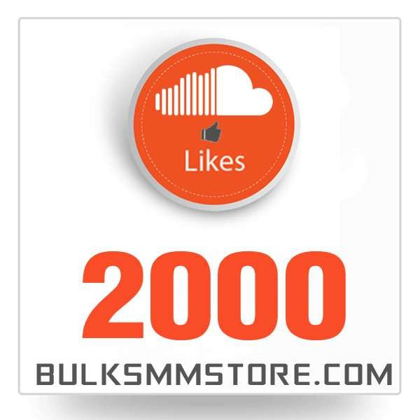 Real 2000 Soundcloud Likes