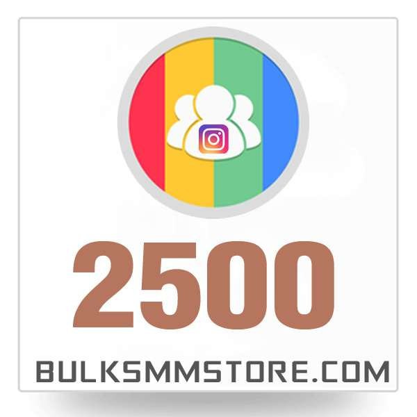 Real 2500 Instagram Followers
