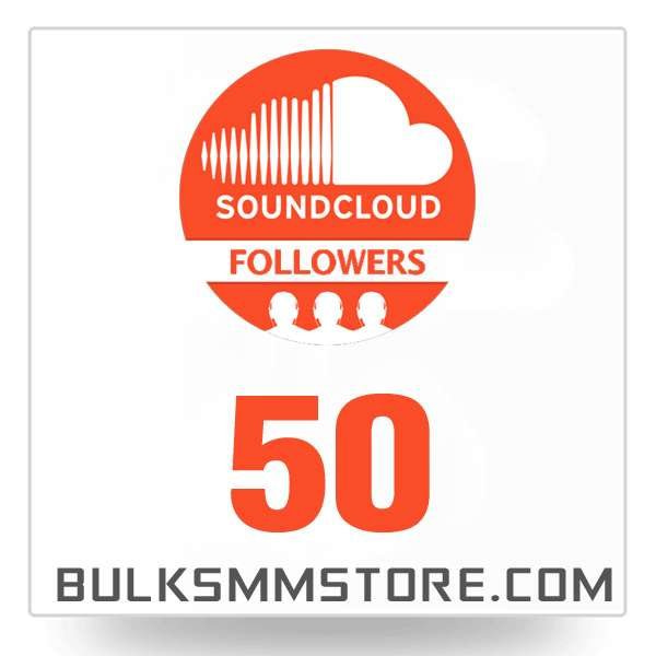 Real 50 Soundcloud Followers