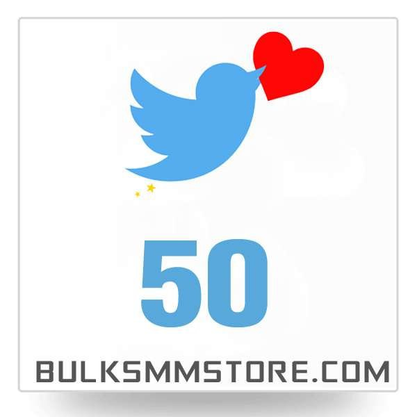 Real 50 Twitter Likes