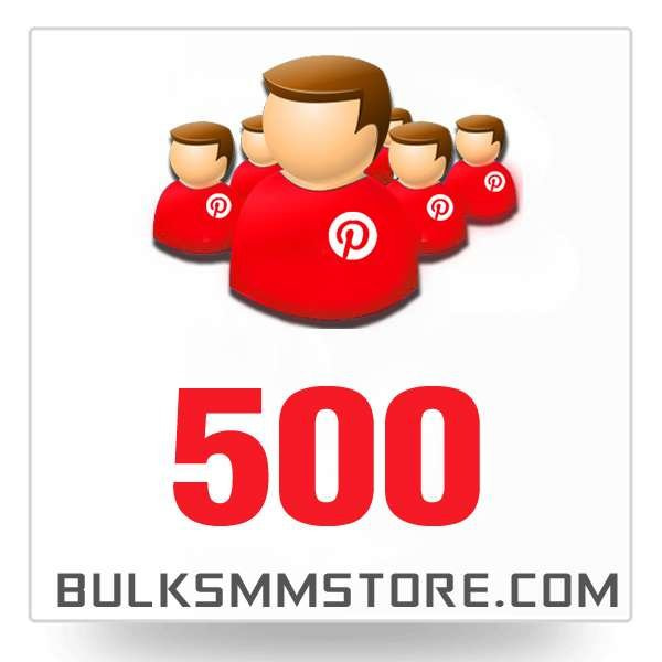 Real 500 Pinterest Followers