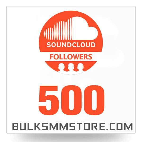 Real 500 Soundcloud Followers