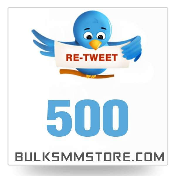 Real 500 Twitter Retweet