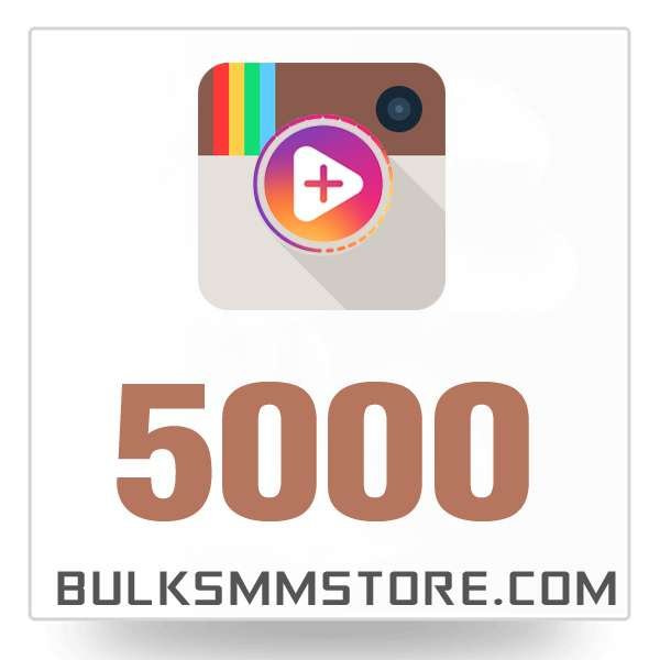 Real 5000 Instagram Video Views