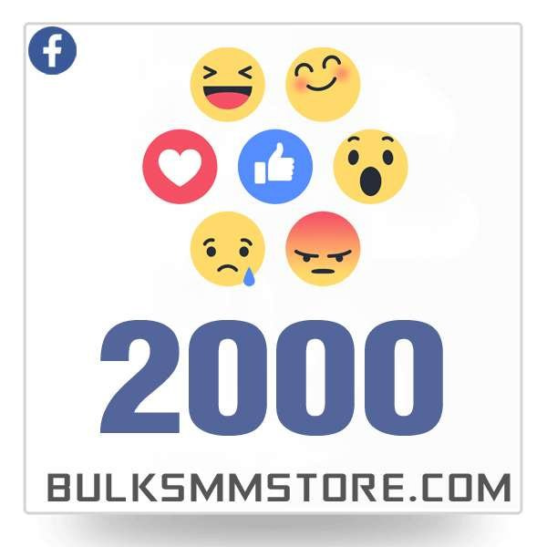 Real 2000 Facebook Post Likes