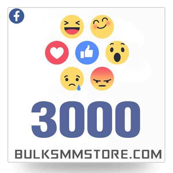 Real 3000 Facebook Post Likes